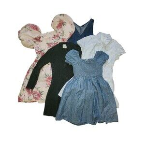 Abercrombie And Fitch J. Crew Crewcuts Uniqlo Preppy Dress Bundle Girls Size 5/6